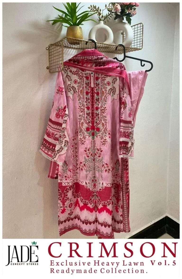 CRIMSON EXCLUSIVE HEAVY LAWN COLLECTION VOL 5 READY TO WEAR  BY JADE